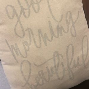 Good Morning Beautiful pillow